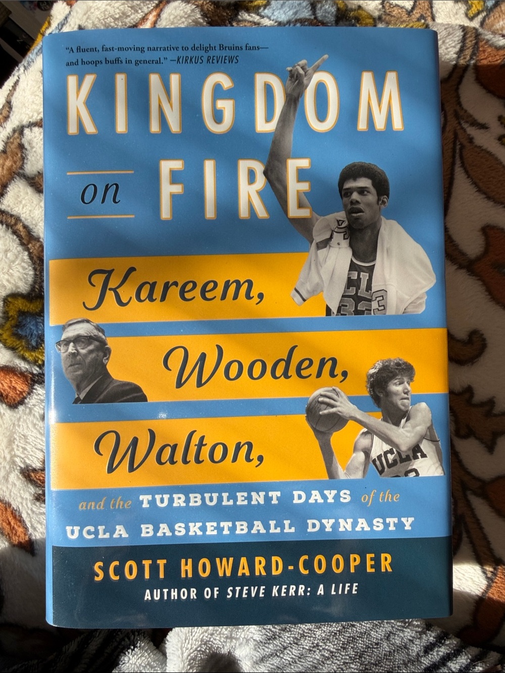 Kingdom on Fire Hardcover Book - Blue and Yellow